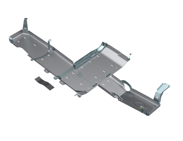 Artec Industries Jeep Axle Trusses & Fabrication Parts | 1350 Of - Artec JLU Full Bellypan with Oil Door 4 Door 3.6L Aluminum 18-Up - JL4161 - Image 1