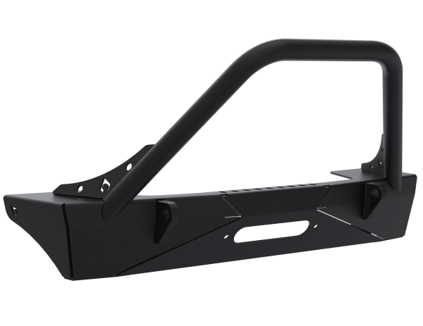 Artec Industries Jeep Axle Trusses & Fabrication Parts | 1350 Of - Artec Jeep JL,JT,JK Sentinel Front Bumper with Hoop - Black Powder Coat - JJ9011 - Image 1