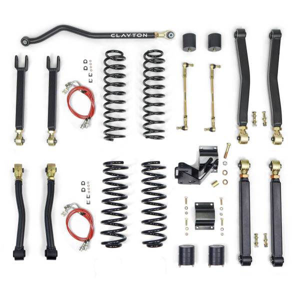 Clayton Off Road Suspension & Lift Kits | 1350 Offroad - Clayton Jeep Wrangler 2.5-in Premium Lift Kit 2007-2018 JK - COR-2908025 - Image 1