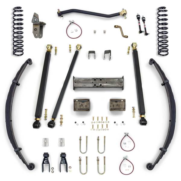 Clayton Off Road Suspension & Lift Kits | 1350 Offroad - Clayton Jeep Cherokee 8.0-in Pro Series 3 Link Long Arm Lift Kit 1984-2001 XJ - COR-3601031 - Image 1