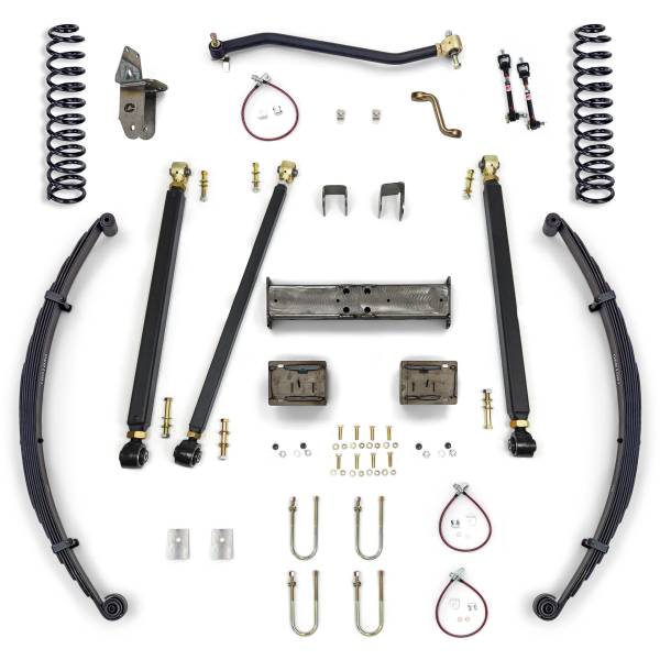 Clayton Off Road Suspension & Lift Kits | 1350 Offroad - Clayton Jeep Cherokee 6.5-in Pro Series 3 Link Long Arm Lift Kit 1984-2001 XJ - COR-3601021 - Image 1