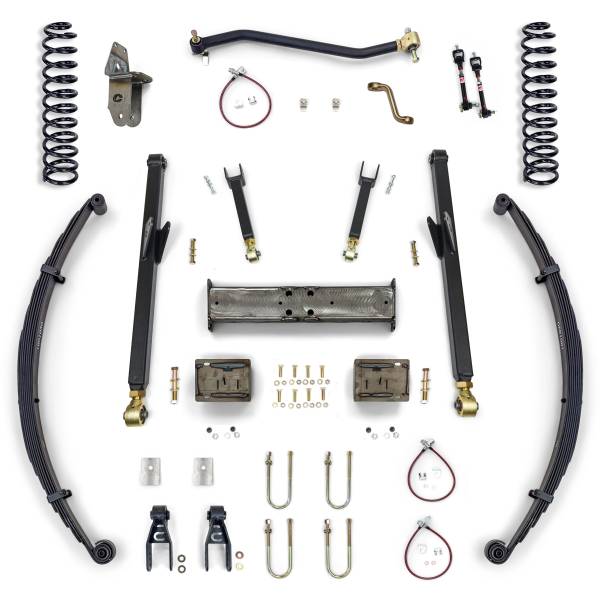 Clayton Off Road Suspension & Lift Kits | 1350 Offroad - Clayton Jeep Cherokee 8.0-in Long Arm Lift Kit 1984-2001 XJ - COR-3201031 - Image 1