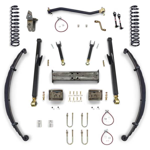 Clayton Off Road Suspension & Lift Kits | 1350 Offroad - Clayton Jeep Cherokee 6.5-in Long Arm Lift Kit 1984-2001 XJ - COR-3201021 - Image 1