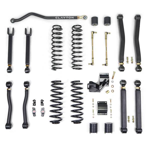 Clayton Off Road Suspension & Lift Kits | 1350 Offroad - Clayton Jeep Wrangler 2.5-in Overland Plus Lift Kit 2007-2018 JK - COR-3008025 - Image 1