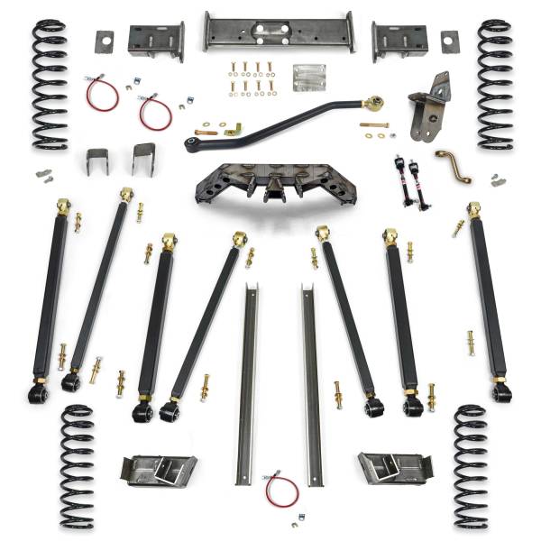 Clayton Off Road Suspension & Lift Kits | 1350 Offroad - Clayton Jeep Grand Cherokee 7.0-in Pro Series 3 Link Long Arm Lift Kit 1996-1998 ZJ - COR-3604021 - Image 1