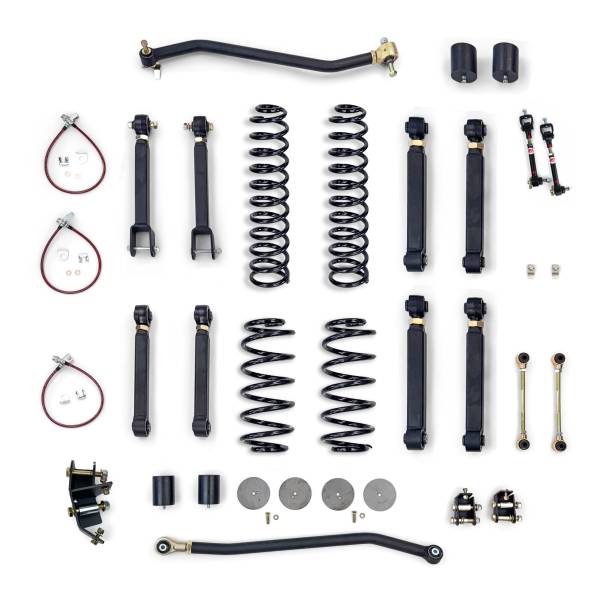 Clayton Off Road Suspension & Lift Kits | 1350 Offroad - Clayton Jeep Wrangler 4.0-in Overland Plus Short Arm Lift Kit 1997-2006 TJ/LJ - COR-3005040 - Image 1