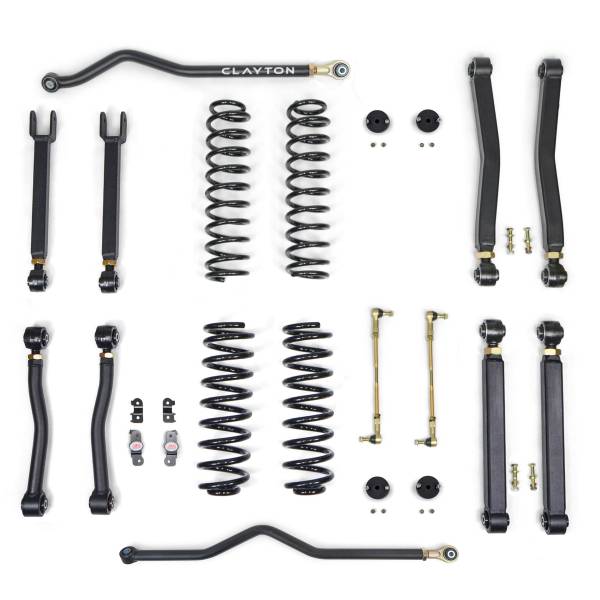 Clayton Off Road Suspension & Lift Kits | 1350 Offroad - Clayton Jeep Wrangler 1.5-in Overland Plus Lift Kit 2007-2018 JK - COR-3008015 - Image 1