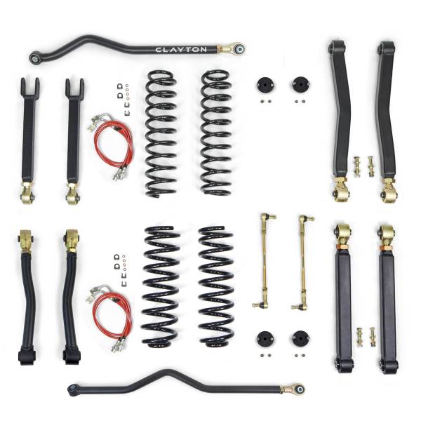 Clayton Off Road Suspension & Lift Kits | 1350 Offroad - Clayton Jeep Wrangler 1.5-in Premium Lift Kit 2007-2018 JK - COR-2908015 - Image 1