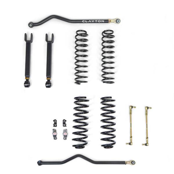 Clayton Off Road Suspension & Lift Kits | 1350 Offroad - Clayton Jeep Wrangler 1.5-in Ride Right+ Lift Kit 2007-2018 JK 4 Door - COR-3108415 - Image 1