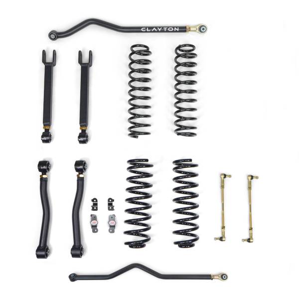 Clayton Off Road Suspension & Lift Kits | 1350 Offroad - Clayton Jeep Wrangler 1.5-in Ride Right+ Lift Kit 2007-2018 JK 2 or 4 Door - COR-3108215 - Image 1