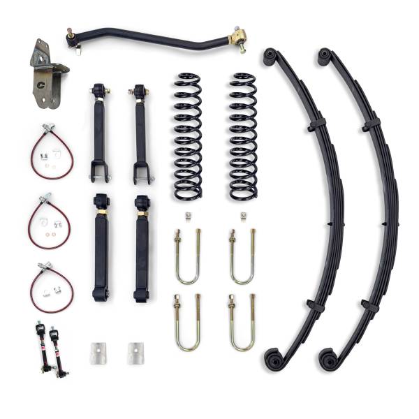 Clayton Off Road Suspension & Lift Kits | 1350 Offroad - Clayton Jeep Cherokee 4.5-in Overland Plus Short Arm Lift Kit 1984-2001 XJ - COR-3001045 - Image 1