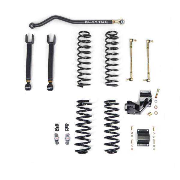 Clayton Off Road Suspension & Lift Kits | 1350 Offroad - Clayton Jeep Wrangler 3.5-in Ride Right+ Lift Kit 2007-2018 JK 4 Door - COR-3108435 - Image 1