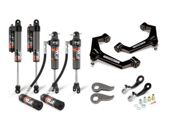 Cognito Motorsports Suspension & Truck Upgrades | 1350 Offroad - Cognito 3-in Elite Leveling Kit with Fox 2.5 Elite Shocks - 210-P0932 - Image 1