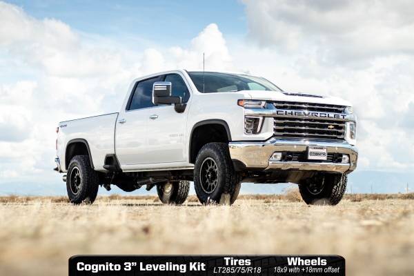 Cognito Motorsports Suspension & Truck Upgrades | 1350 Offroad - Cognito 3-in Elite Leveling Kit with Fox 2.5 Elite Shocks - 210-P0930 - Image 1
