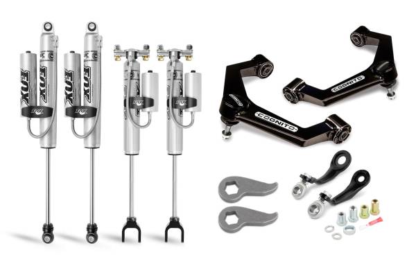Cognito Motorsports Suspension & Truck Upgrades | 1350 Offroad - Cognito 3-in Premier Leveling Kit with Fox Psrr 2.0 Shocks - 110-P0929 - Image 1
