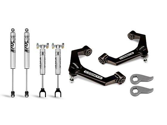 Cognito Motorsports Suspension & Truck Upgrades | 1350 Offroad - Cognito 3-in Performance Ball Joint Leveling Kit with Fox PS 2.0 IFP Shocks - 110-P0779 - Image 1