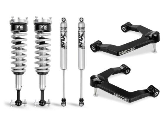 Cognito Motorsports Suspension & Truck Upgrades | 1350 Offroad - Cognito 3-in Performance Ball Joint Leveling Kit with Fox PS Coilover 2.0 IFP Shocks - 210-P0874 - Image 1