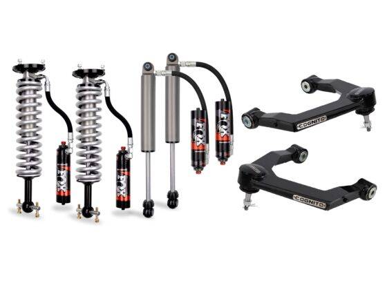 Cognito Motorsports Suspension & Truck Upgrades | 1350 Offroad - Cognito 3-in Elite Ball Joint Leveling Kit with Fox 2.5 Elite Shocks - 210-P1006 - Image 1