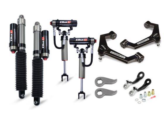 Cognito Motorsports Suspension & Truck Upgrades | 1350 Offroad - Cognito 3-in Elite Leveling Kit with Elka 2.5 Reservoir shocks - 210-P1130 - Image 1