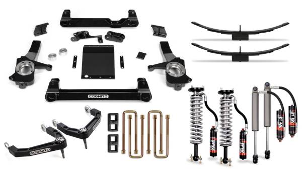 Cognito Motorsports Suspension & Truck Upgrades | 1350 Offroad - Cognito 6-in Elite Billet UCA Lift Kit with Fox 2.5 Elite Shocks - 210-P1397 - Image 1