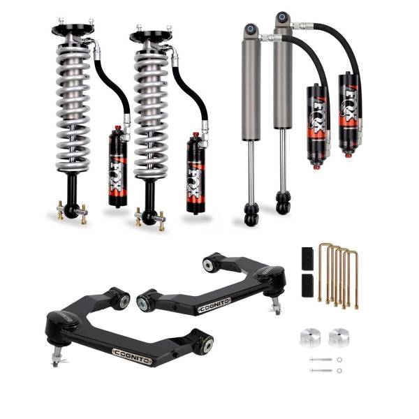 Cognito Motorsports Suspension & Truck Upgrades | 1350 Offroad - Cognito 3-in Elite Leveing Kit with Fox 2.5 Shocks - 210-P1299 - Image 1