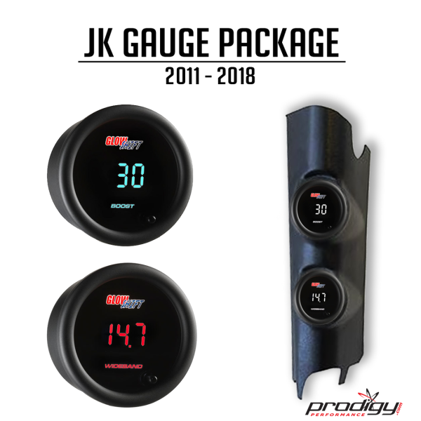 Prodigy Performance Jeep Turbo Kits & Parts | 1350 Offroad - Prodigy JK Gauge Pod Package Dual Pod 12-18 Wrangler JK - PRO-JK2012-18-PACK-DUAL - Image 1