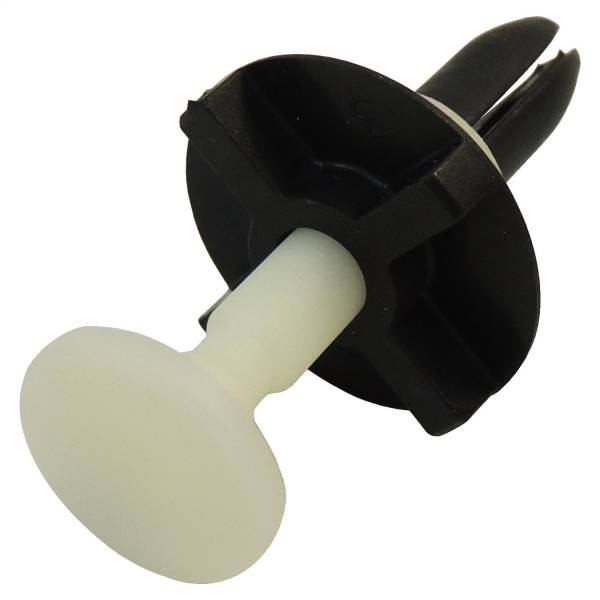 Crown Automotive Jeep Replacement Parts | 1350 Offroad - Crown Push Pin, Black/White, Plastic - 4806110AA - Image 1