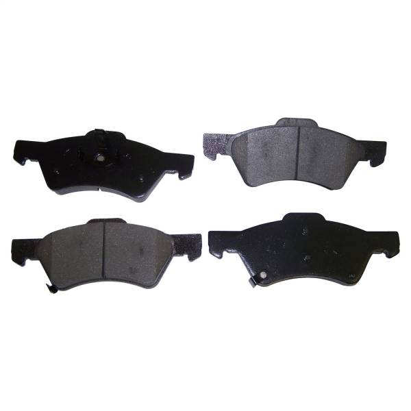 Crown Automotive Jeep Replacement Parts | 1350 Offroad - Crown Disc Brake Pad Set, with 4 Wheel Disc Brakes, without ABS - 5101857AA - Image 1