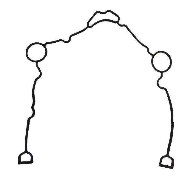 Crown Automotive Jeep Replacement Parts | 1350 Offroad - Crown Timing Cover Gasket - 5139933AB - Image 1