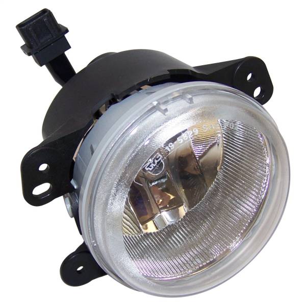 Crown Automotive Jeep Replacement Parts | 1350 Offroad - Crown Fog Light, Black/Clear - 5182026AA - Image 1