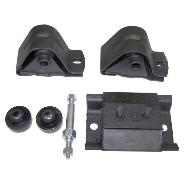 Crown Automotive Jeep Replacement Parts | 1350 Offroad - Crown Engine Mount Kit, 1 Transmission Mount, 2 Insulators, 1 stud - 52000074K - Image 1