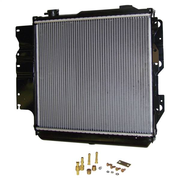 Crown Automotive Jeep Replacement Parts | 1350 Offroad - Crown Radiator, 18 1/2-in x 22-in Core, 2 Row, Left Hand Drive - 52080183 - Image 1