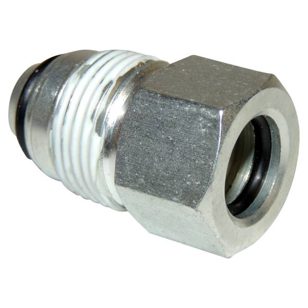 Crown Automotive Jeep Replacement Parts | 1350 Offroad - Crown Power Steering Pressure Line End Fitting, Rubber, Stainless Steel - 52088914AA - Image 1