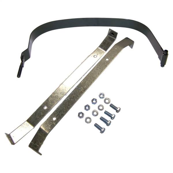 Crown Automotive Jeep Replacement Parts | 1350 Offroad - Crown Fuel Tank Strap Kit, Center, 3 Piece, with 15 Gallon Tank - 5356651K - Image 1