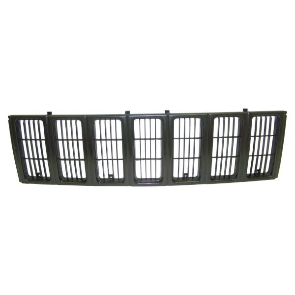 Crown Automotive Jeep Replacement Parts | 1350 Offroad - Crown Grille, Front, Black - 55055150 - Image 1