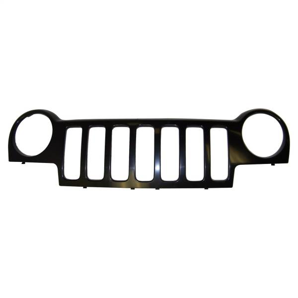 Crown Automotive Jeep Replacement Parts | 1350 Offroad - Crown Grille, Front, Black, Paintable - 55156608AA - Image 1