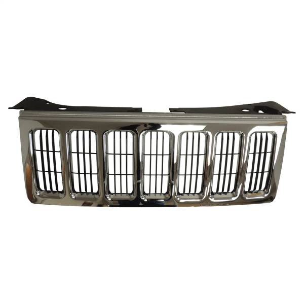 Crown Automotive Jeep Replacement Parts | 1350 Offroad - Crown Grille, Front, Chrome - 55156975AD - Image 1