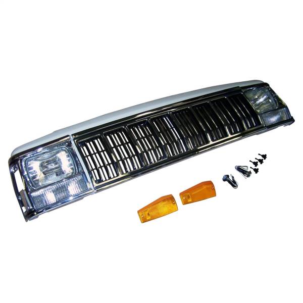 Crown Automotive Jeep Replacement Parts | 1350 Offroad - Crown Header Panel Kit, Chrome - 55294926K - Image 1