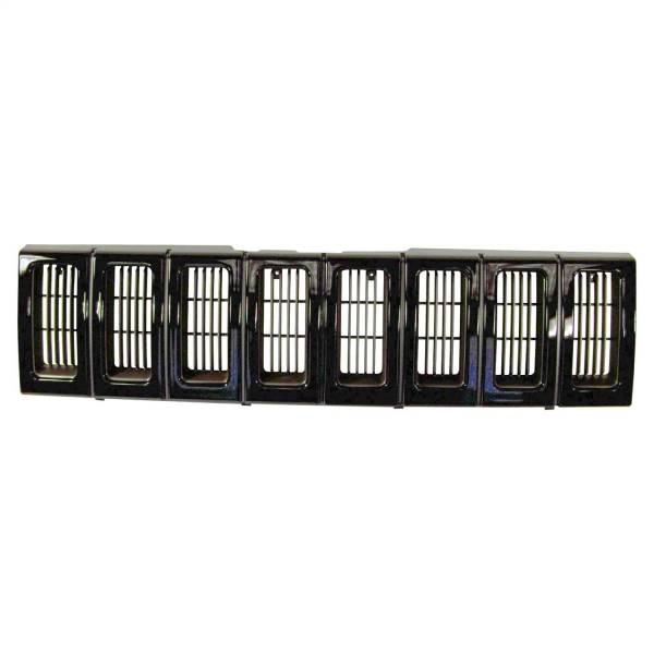Crown Automotive Jeep Replacement Parts | 1350 Offroad - Crown Grille, Front, Black - 5DF54MX8 - Image 1