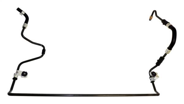 Crown Automotive Jeep Replacement Parts | 1350 Offroad - Crown Power Steering Return Hose, Black/Unpainted, with LHD - 68248291AC - Image 1