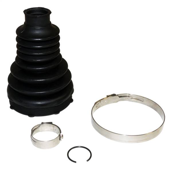 Crown Automotive Jeep Replacement Parts | 1350 Offroad - Crown CV Joint Boot Kit, Rear, Large Clamp, Small Clamp, Retaining Ring - 68267180AA - Image 1