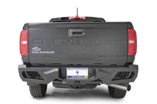 Fab Fours Bumpers & Off-Road Armor | 1350 Offroad - Fab Fours Vengeance Rear Bumper, Black Powder Coat, 75 lbs. Weight, 11-in Height, 66.5-in Width - CC21-E3352-1 - Image 1