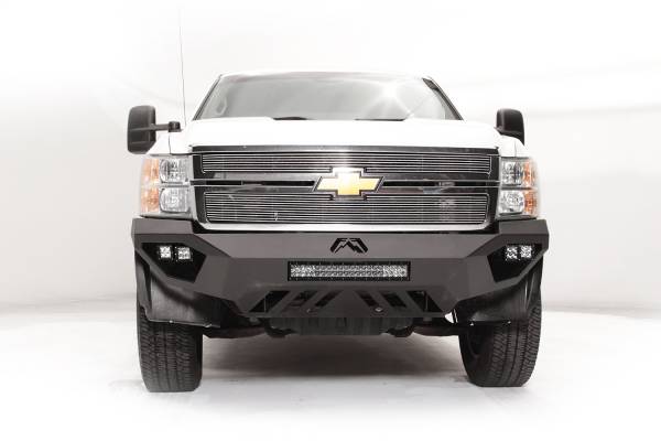 Fab Fours Bumpers & Off-Road Armor | 1350 Offroad - Fab Fours Vengeance Front Bumper, Black Powder Coat, No Guard - CH11-V2751-1 - Image 1