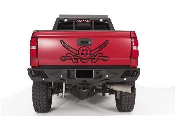 Fab Fours Bumpers & Off-Road Armor | 1350 Offroad - Fab Fours Vengeance Rear Bumper, Black Powder Coat, with Sensors - CH15-E3051-1 - Image 1