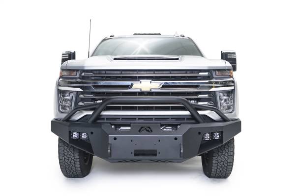 Fab Fours Bumpers & Off-Road Armor | 1350 Offroad - Fab Fours Premium Winch Front Bumper, with Pre-Runner Guard Bare - CH20-A4952-B - Image 1