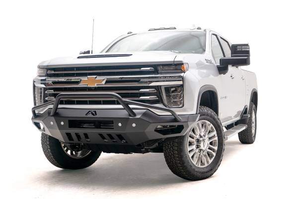 Fab Fours Bumpers & Off-Road Armor | 1350 Offroad - Fab Fours Vengeance Front Bumper, Black Powder Coat, with Pre Runner Guard - CH20-V4952-1 - Image 1
