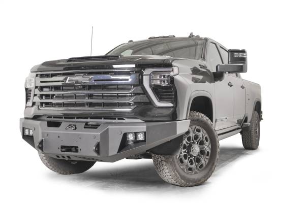 Fab Fours Bumpers & Off-Road Armor | 1350 Offroad - Fab Fours Premium Winch Front Bumper, Bare Steel, with No Guard - CH24-A6151-B - Image 1