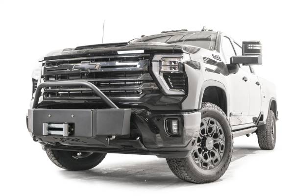 Fab Fours Bumpers & Off-Road Armor | 1350 Offroad - Fab Fours Winch Mount, with Pre-Runner Guard - CH24-N6160-1 - Image 1