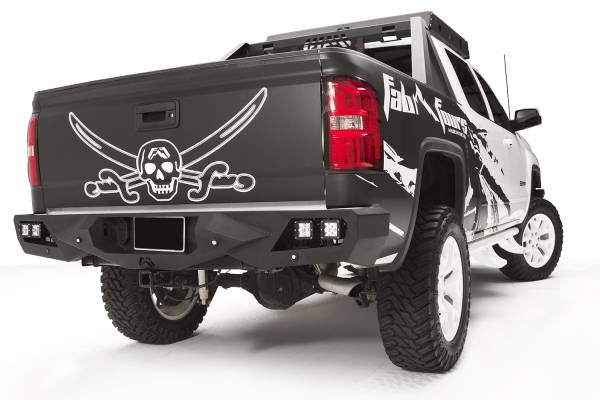 Fab Fours Bumpers & Off-Road Armor | 1350 Offroad - Fab Fours Vengeance Rear Bumper, Black Powder Coat - CS14-E3151-1 - Image 1