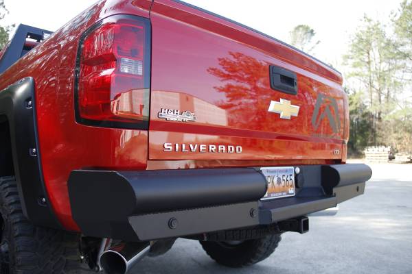 Fab Fours Bumpers & Off-Road Armor | 1350 Offroad - Fab Fours Elite Rear Bumper, Black Powder Coat - CS14-U3150-1 - Image 1
